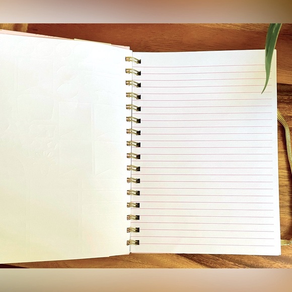 Pretty Pink & Gold Notebook, NWOT! - Picture 6 of 7